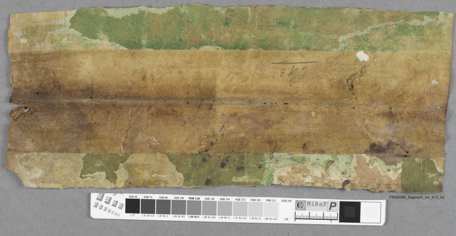 Fragment ms 613a