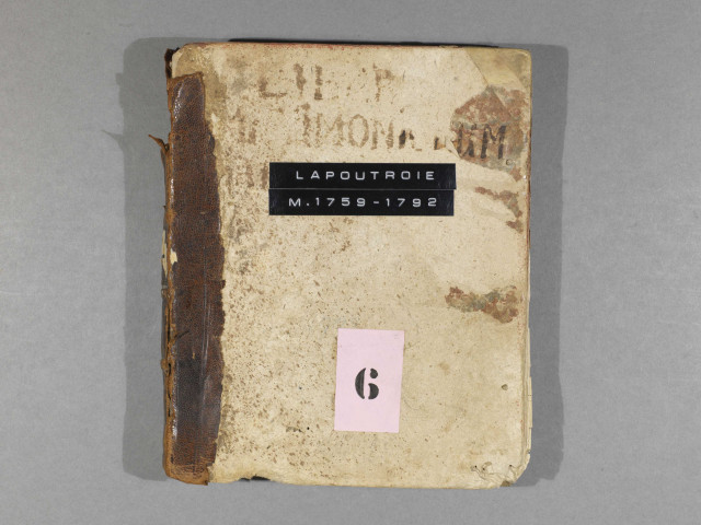 Lapoutroie - Paroisse catholique Sainte-Odile - Registre de mariages