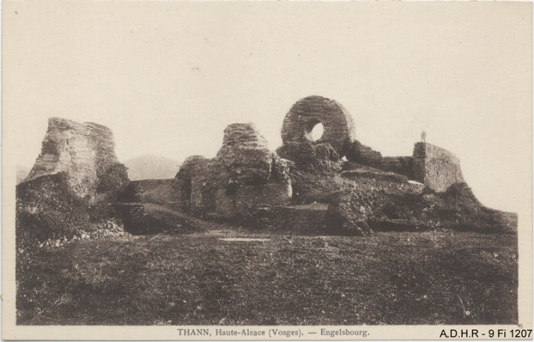 Thann : ruines du château de l'Engelsbourg
