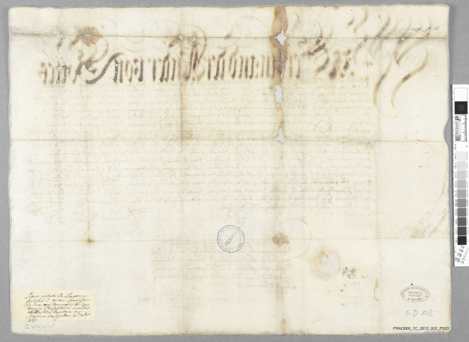 Lettres patentes de l'empereur Ferdinand II autorisant le capitaine Niclaus Weiss à lever des recrues