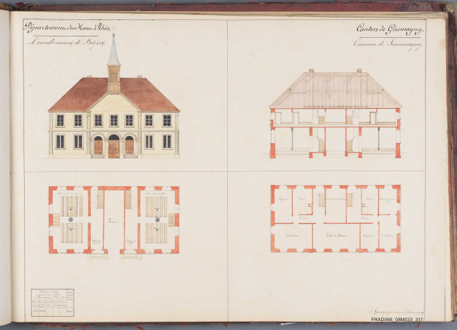 Sermamagny - école des garçons et filles