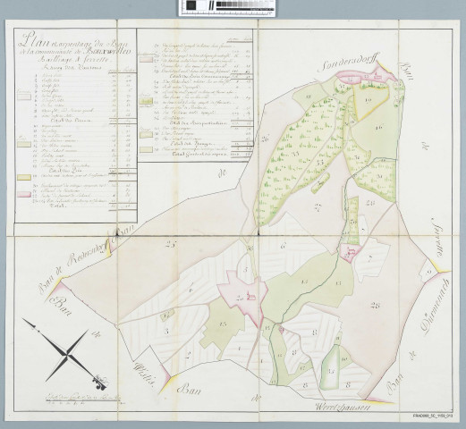 Bouxwiller (avec faubourg et château de Ferrette)