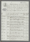 Double et copie de répertoire chronologique Me Jean François Antoine Miesch