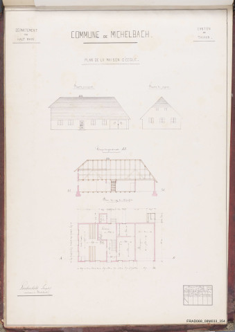 Michelbach - école des garçons et filles