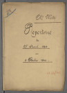 Répertoire chronologique Me Marie Antoine Eugène Welte