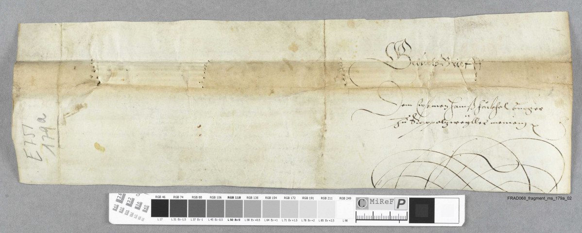 Fragment ms 179a