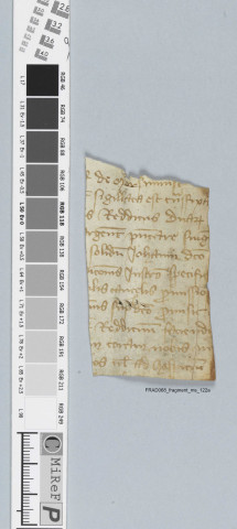Fragment ms 122a