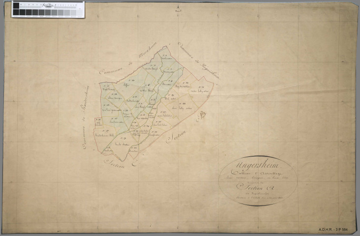 Tableau d'assemblage de la section A