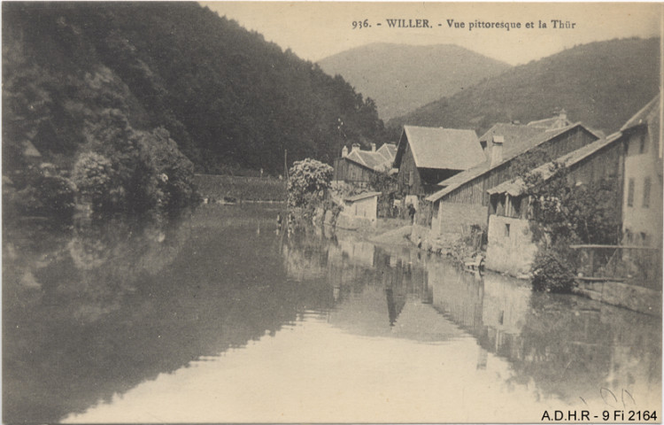 Willer, vue pittoresque et la Thur