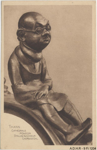 Thann : collégiale Saint-Thiébault, sculptures des stalles