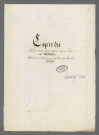 Doubles et copies de répertoires chronologiques Me François Joseph Cyrille Wilhelm