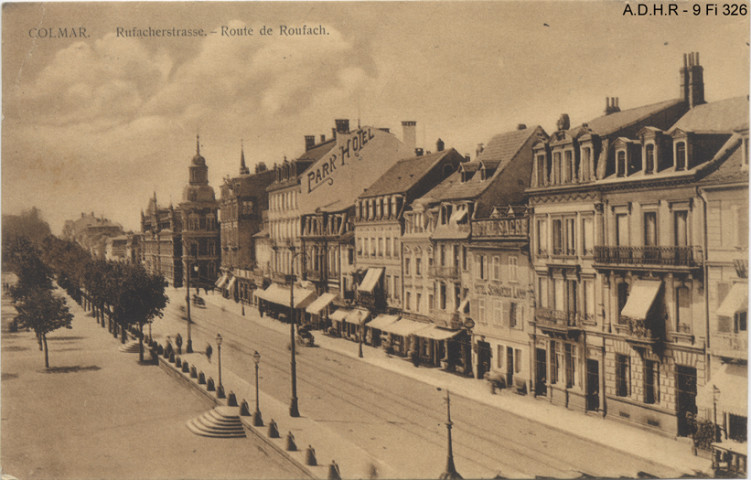 Colmar : route de Rouffach