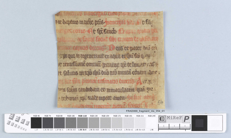 Fragment ms 054a