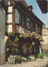 Turckheim, vieille maison alsacienne fleurie