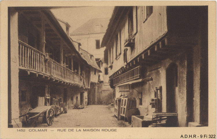 Colmar : rue de la maison Rouge