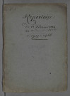 Répertoire chronologique, n°16, Me Lemp