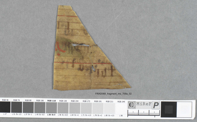 Fragment ms 709a
