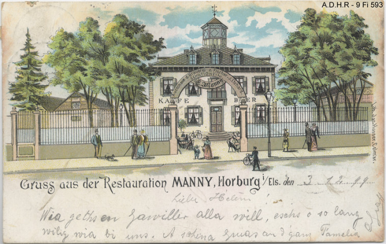 Horbourg : restaurant Manny