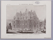 Colmar : maison d'habitation par l'architecte Umbdenstock. Supplément à la Construction moderne n° 19, planche 46