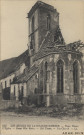 Vieux-Thann : l'église en ruines après la guerre 1914-1918