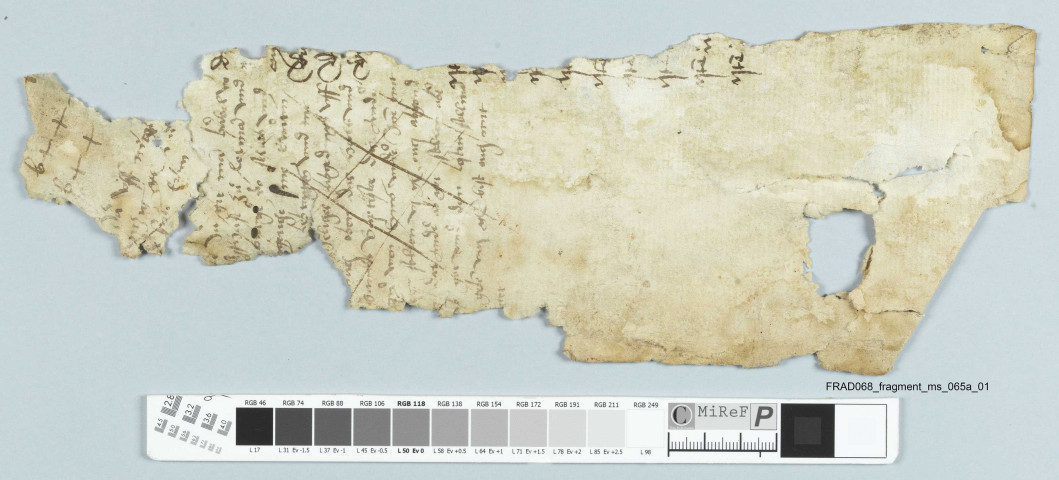 Fragment ms 065a