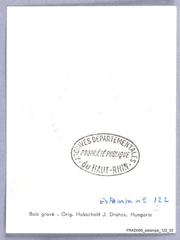 Ex libris Franz Klee, Strasbourg II, rue Jean Hültz