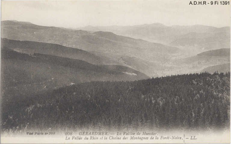 Vallée de Munster : vallée du Rhin et Forêt Noire