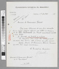 Invitation à l'inauguration de la fondation de l'institut musulman de Paris et de l'orientation de M. Alapetite, commissaire général de la République.