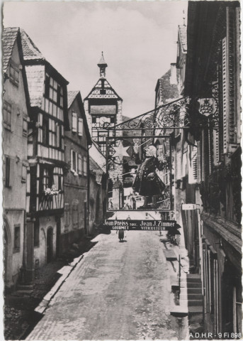 Riquewihr : enseigne de la maison J. Preiss