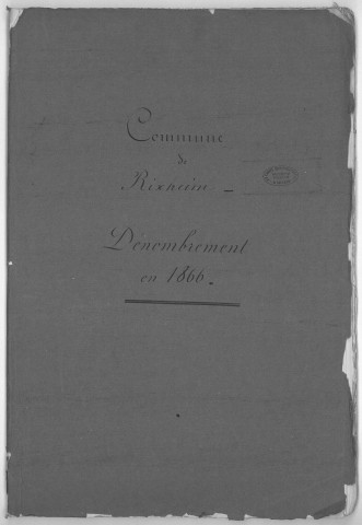 Recensement de 1866