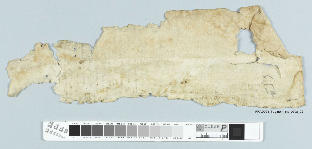 Fragment ms 065a