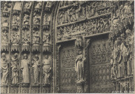 Strasbourg, la Cathédrale, le portail central, détail