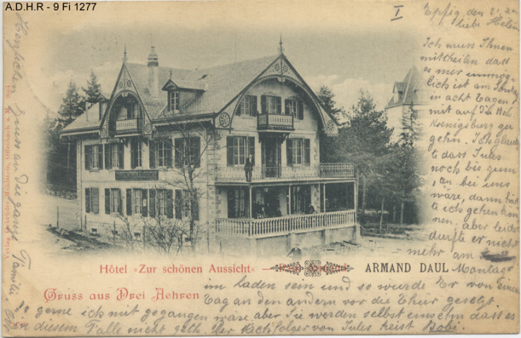 Trois Epis : hôtel "zur schönen Aussicht"