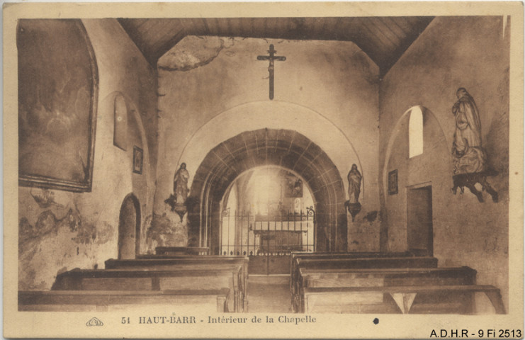 Haut-Barr, château : Intérieur de la Chapelle
