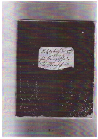 Carnet de notes prises pendant la guerre.