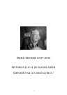 Biographie d'Emile Decker, historien de Blodelsheim, emporté par le virus à l'aube de ses 93 ans.